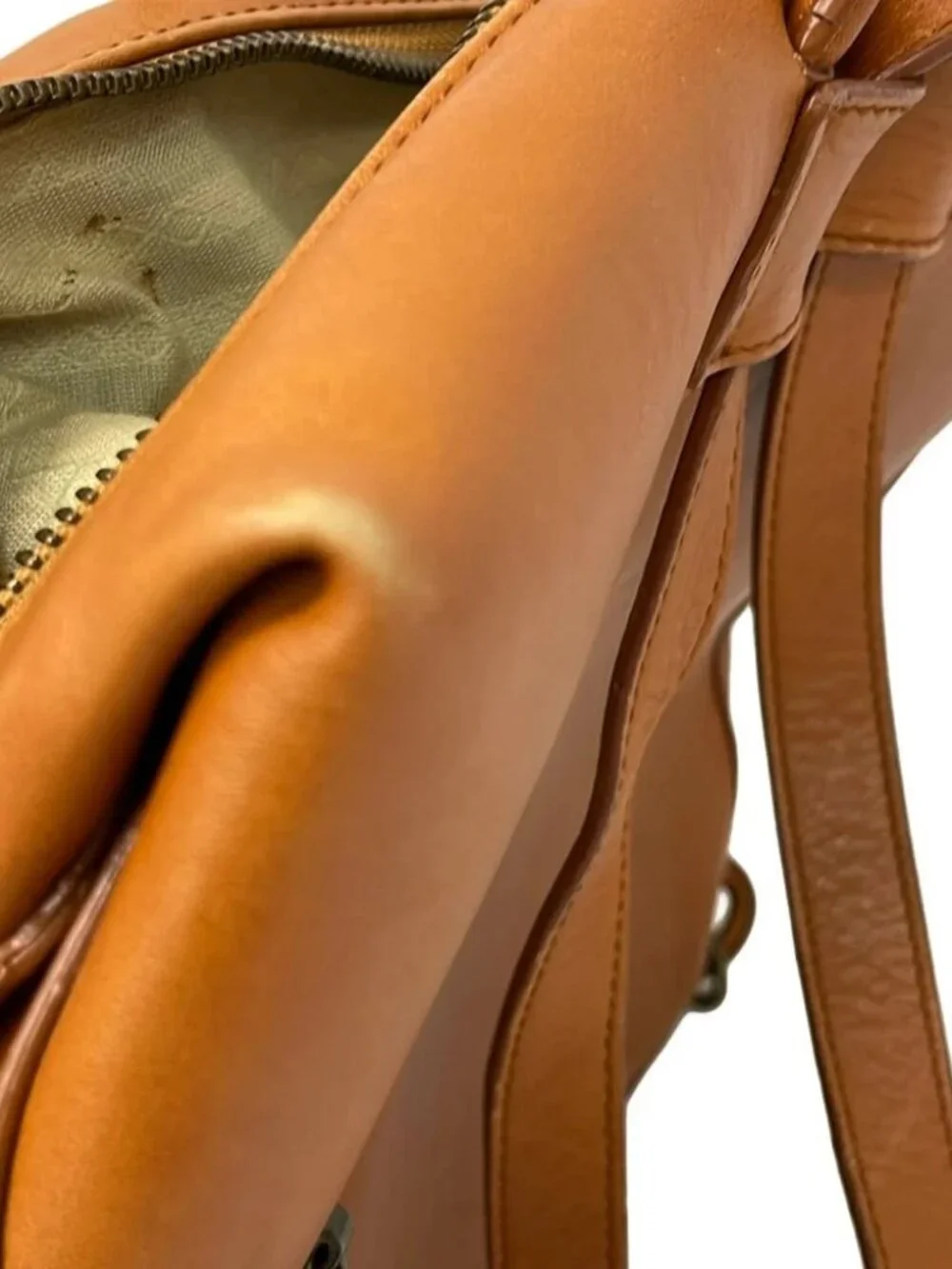 Motherhouse Light Brown Leather Backpack